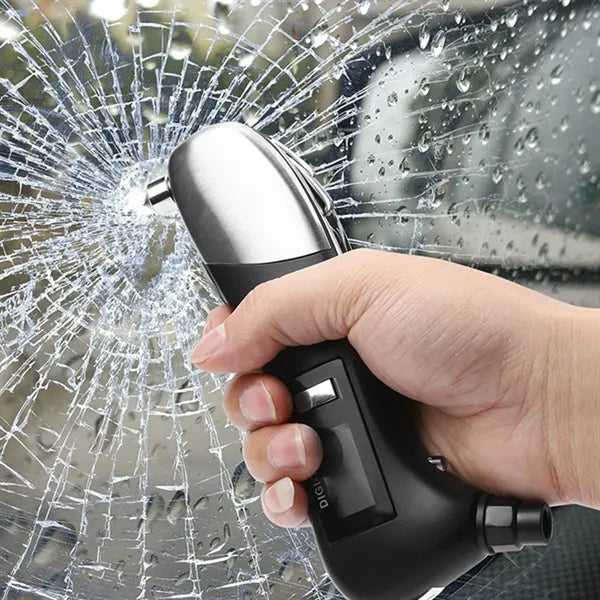 Safety Hammer Multi Tool W/Digital Tire Gauge