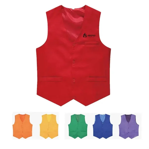 Unisex Volunteer Work Vest With Pocket