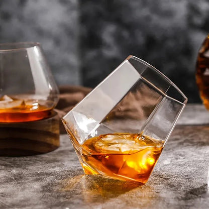Diamond Shaped Whiskey Glasses
