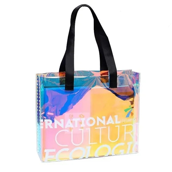 Holographic Laser PVC Fashon Shopping Tote Bag