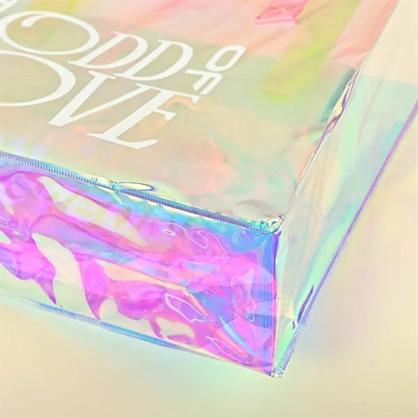 Holographic Laser PVC Fashon Shopping Tote Bag