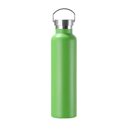 750ml double wall stainless steel bottle bamboo lid