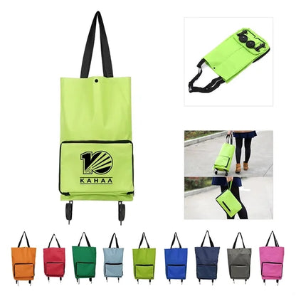 Folding Shopping Bag With Wheels