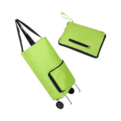 Folding Shopping Bag With Wheels