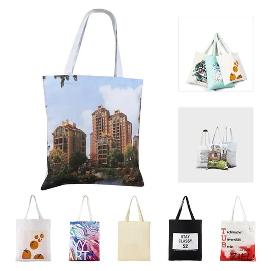 Customizable Design Cotton Canvas Tote Bag