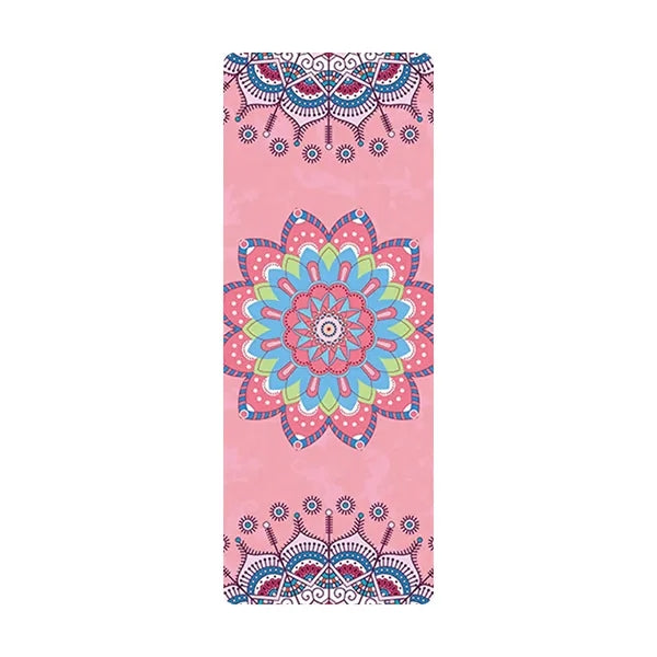 Full Color 72"x24" TPE Non Slip Yoga Mat w/ Bag