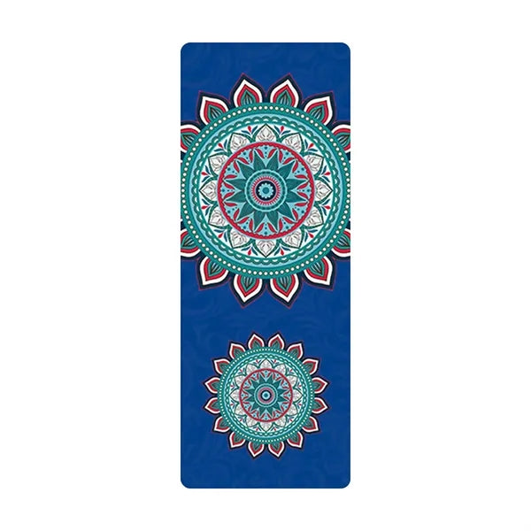 Full Color 72"x24" TPE Non Slip Yoga Mat w/ Bag