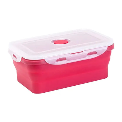 4 Piece Collapsible Silicone Lunch Box With Lid