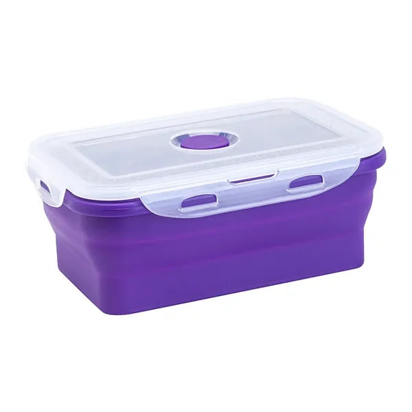 4 Piece Collapsible Silicone Lunch Box With Lid