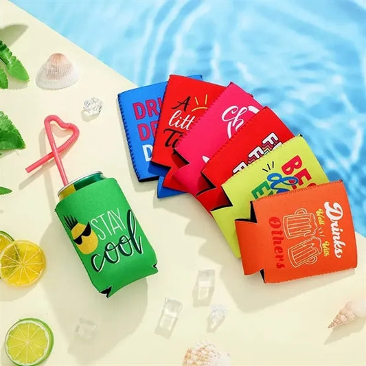Custom Collapsible Neoprene Slim Can Cooler Sleeve