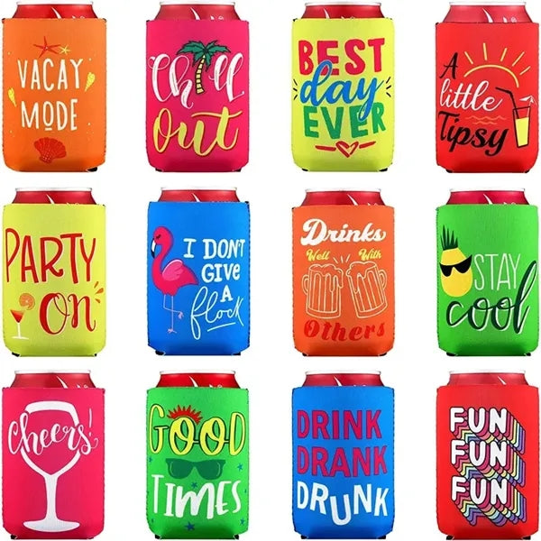 Custom Collapsible Neoprene Slim Can Cooler Sleeve