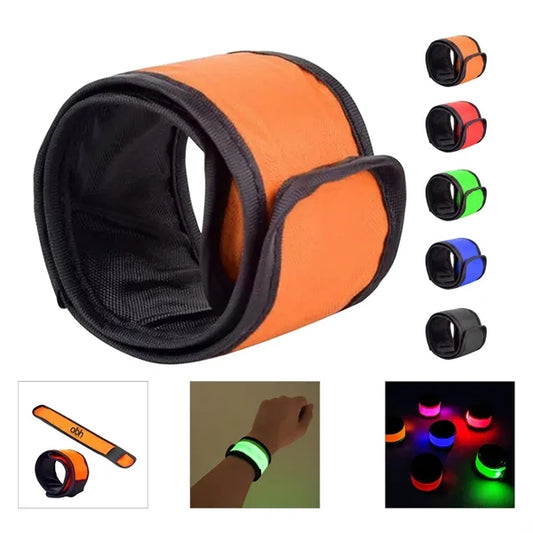 Led Light Up Band Slap Bracelets