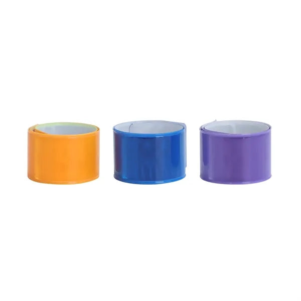 Pvc Safety Reflective Slap Bracelet