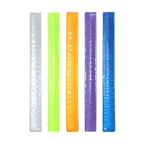 Pvc Safety Reflective Slap Bracelet