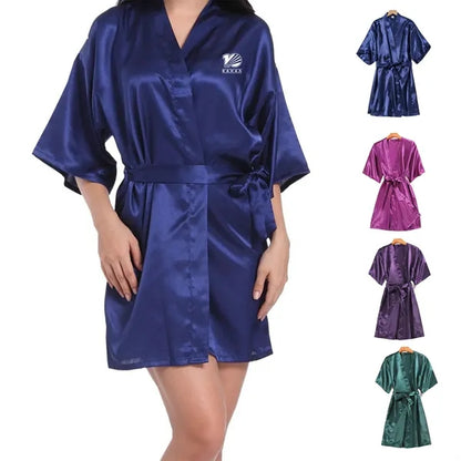 Women Silky Robes