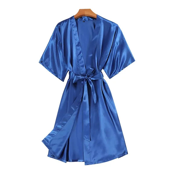 Women Silky Robes