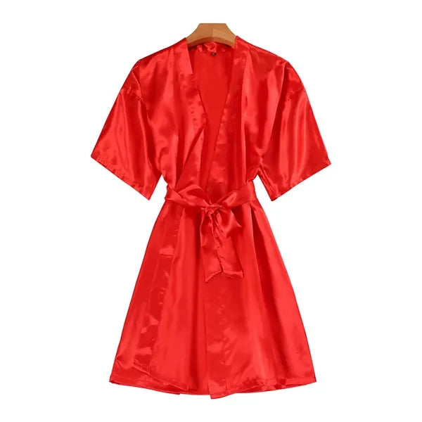 Women Silky Robes