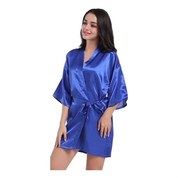 Women Silky Robes