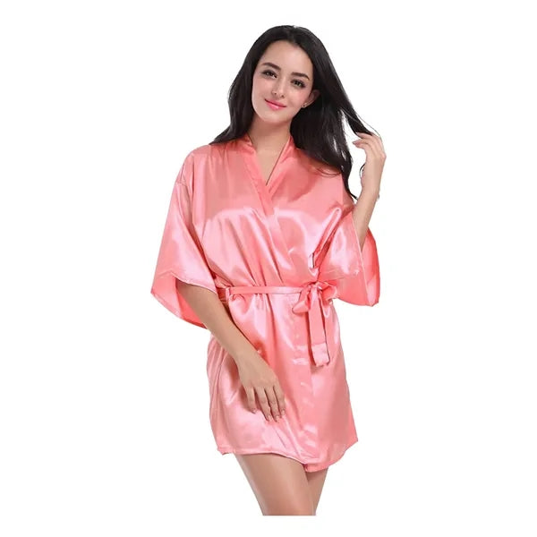 Women Silky Robes