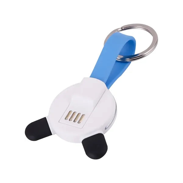 3 in 1 Portable Charging Cable W/ Key Ring
