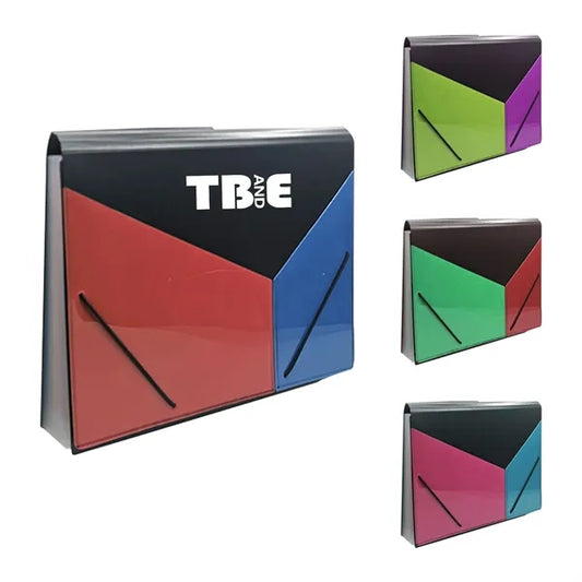 Multi Pocket Accordion File Folder With Flap