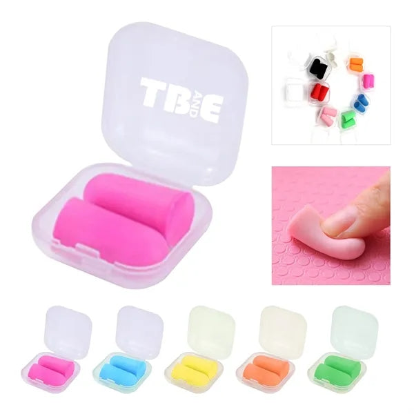 Foam Earplug Soundproof Slow Rebound Plugs In Case