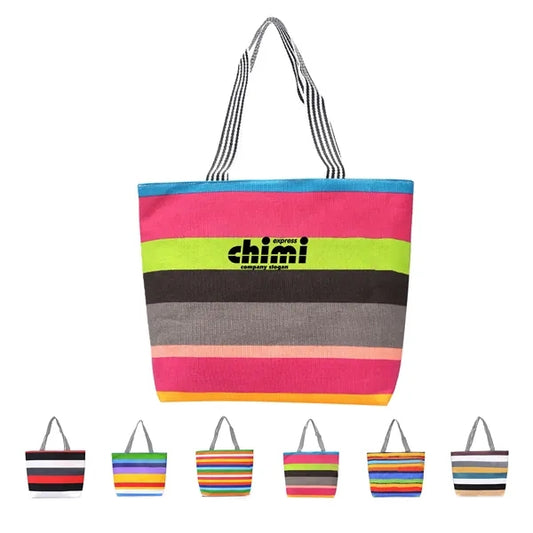 Large Capacity Rainbow Grocery Tote Bag