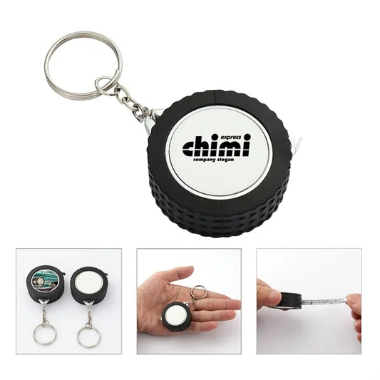 Tire Tape Measure Keychain