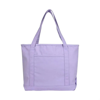 Canvas Boat Tote Grocery Bag
