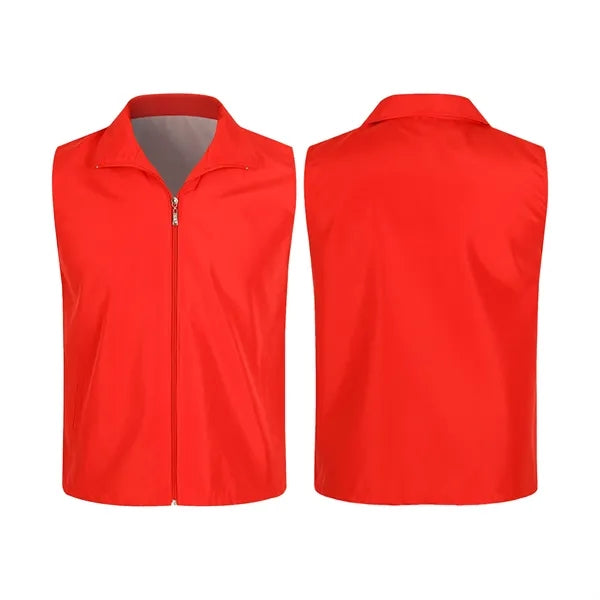 Custom Unisex Volunteer Activity Vest W/ Pockets