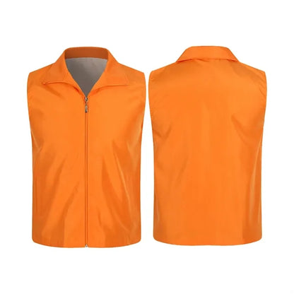 Custom Unisex Volunteer Activity Vest W/ Pockets