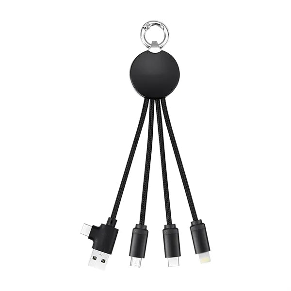 3 in 1 Light Up  Short Charging Cable