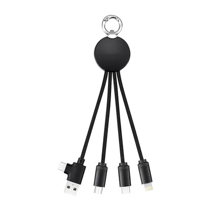 3 in 1 Light Up  Short Charging Cable