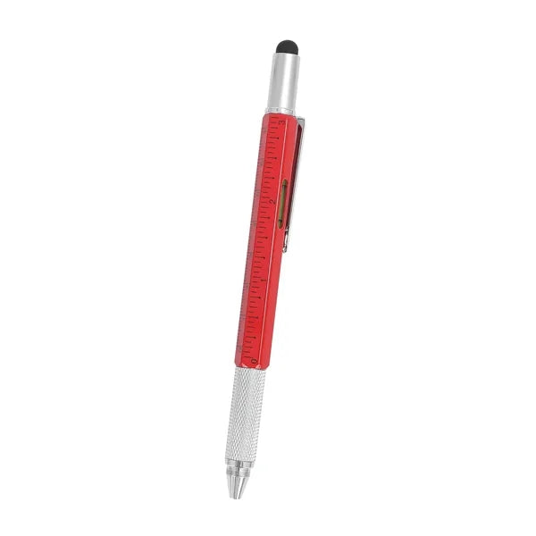 Metal six in one multifunctional tool pen