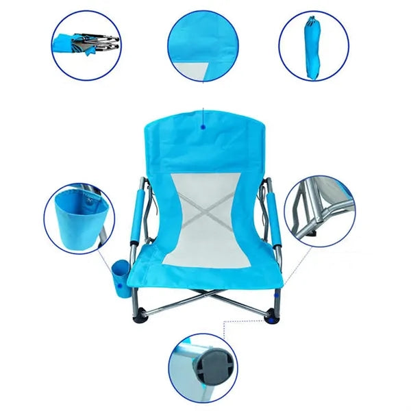 Folding Low Beach Camping Chair