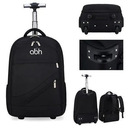 Wheeled Trolley Laptop Backpack