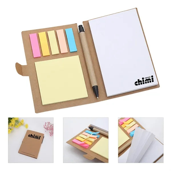 Notebook With Sticky Notes