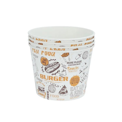 Custom 150 oz Fried Chicken Paper Bucket