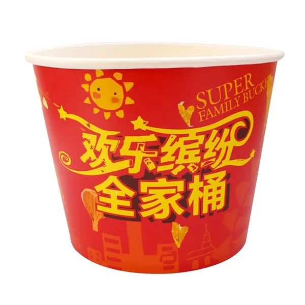 Custom 150 oz Fried Chicken Paper Bucket