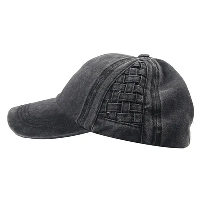 Washed Cotton Ladies' Ponytail Cap