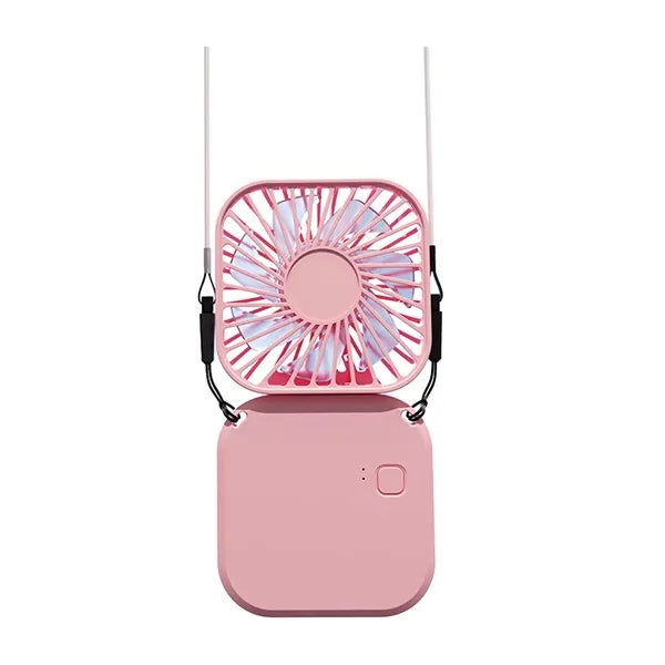 Foldable Rechargeable USB Mini Necklace Fan
