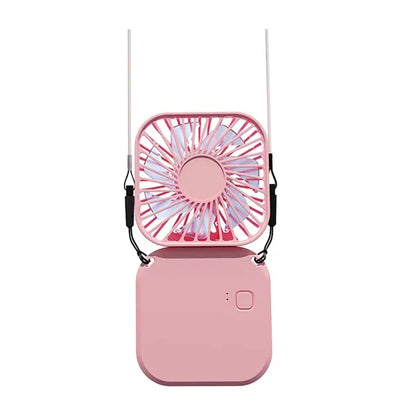 Foldable Rechargeable USB Mini Necklace Fan