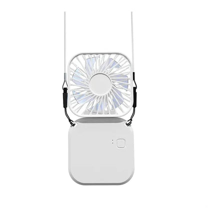 Foldable Rechargeable USB Mini Necklace Fan