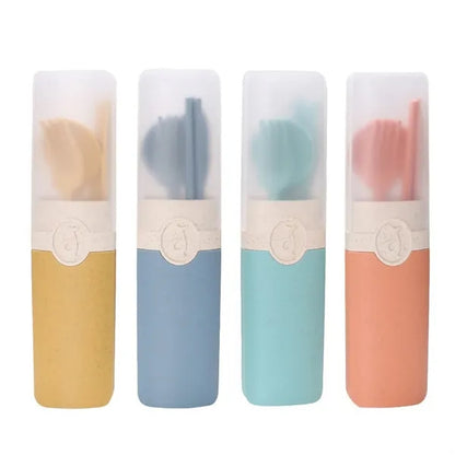 Portable Wheat Straw Cutlery Set