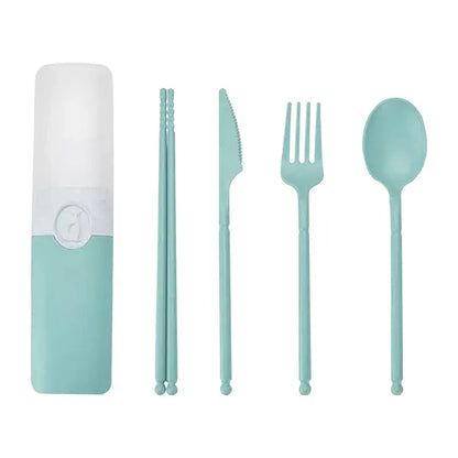 Portable Wheat Straw Cutlery Set