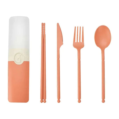 Portable Wheat Straw Cutlery Set