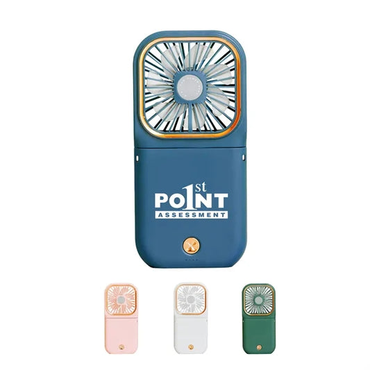 Portable Fan, Power Bank & Phone Holder