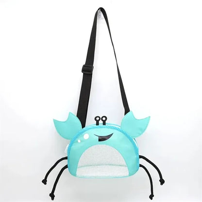 Crab Shape Kid Beach Toy Storage Bag