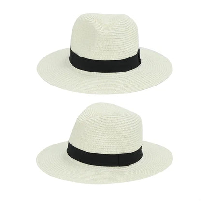 Wide Brim Straw Panama Hat For Women