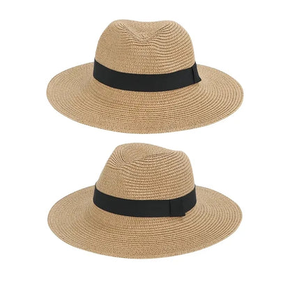 Wide Brim Straw Panama Hat For Women